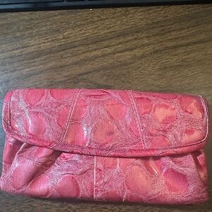 Miche Embossed Pink Clutch